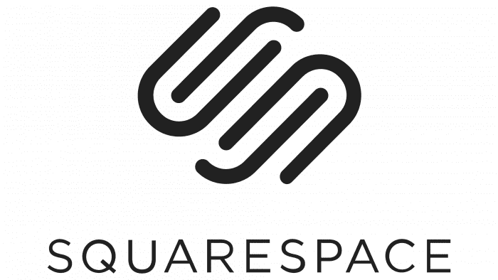 Squarespace Logo - Evolz Digital Squarespace logo with a black entwined S icon and the word SQUARESPACE beneath it.